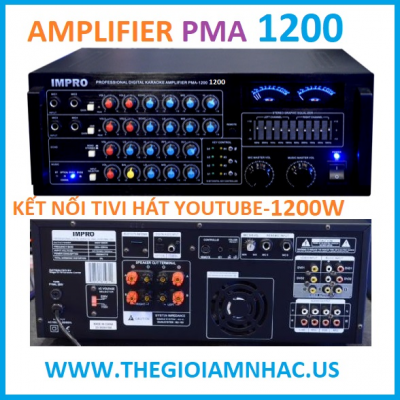 +   A New -Amplifier PMA 1200 (1200W-Hát Youtube)