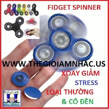 +  Đồ Chơi Giảm Căng Thẳng / Fidget Spinner (Thường & Có Đèn)