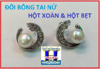 +Đôi Bông Đeo Tai-Hột Xoàn & Hột Bẹt.