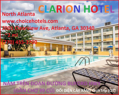 +    CLARION HOTEL (770-455-3700)
