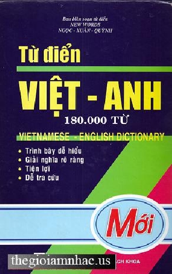 Tu Dien Viet - Anh New Words