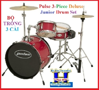 Bộ Trống 3 Cái /Pulse 3-Piece Deluxe Junior Drum Set