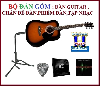 Đàn Guitar Kèm Phụ Kiện/Guitar with Accessory Pack