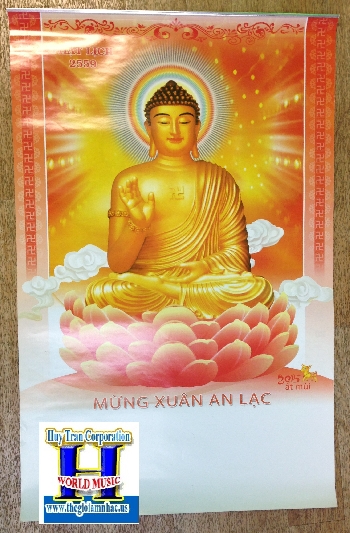 Lịch 2015 / 4 Tờ - Hình Phật