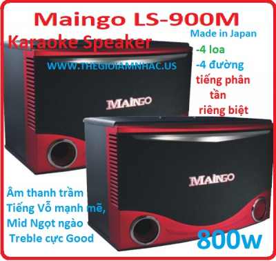 +    Loa New Maingo LS-900M Karaoke Speaker (800w)