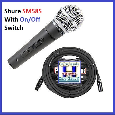 + Shure SM58S With On/Off Switch