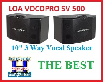 + A - Loa Vocopro SV 500-3 Way Speaker (250W UP 600W)