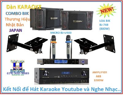 Dàn Karaoke Combo BIK Thương Hiệu Nhật Bản JAPAN