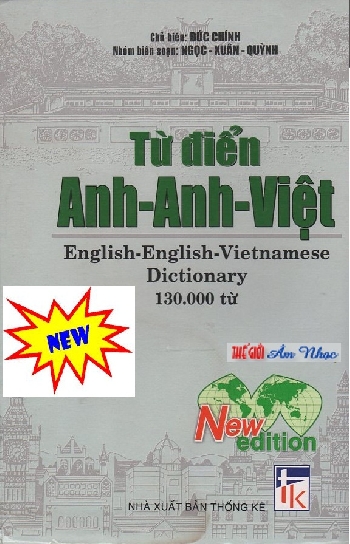 New Edition ! Sach Tu Dien : Anh -Anh - Viet (130.000 Tu)