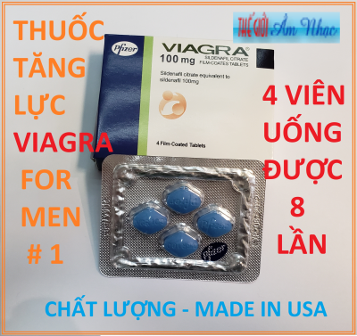 + Thuốc Tăng Lực VIAGRA For Men # 1 (Hộp 4 Viên)