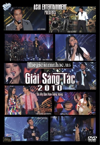 DVD : Giai Sang Tac 2010.