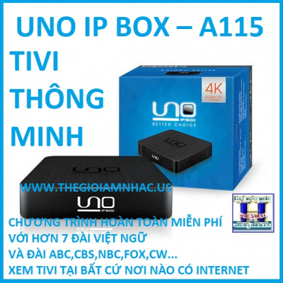 + Hộp UNO A115 Coi tivi Miễn Phí .