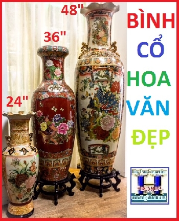 +  A  -   Bình Cổ Hoa Văn Đẹp (Có 3 Side)