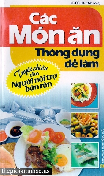 Cac Mon An Thong Dung De Lam