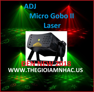 +    Đèn New 2019 :ADJ Micro Gobo II Laser.