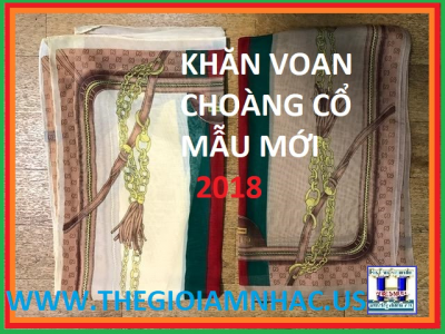 + Khăn Voan Choàng Cổ Mẫu Mới 2018