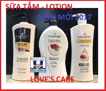 +  Sữa Tắm & Lotion Mẫu Mới 2017 (Lover's Care)
