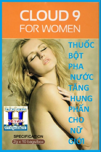 +CLOUD 9 For Women/Thuốc Tăng Cảm Hứng Cho Nữ Giới(Dạng Bột)