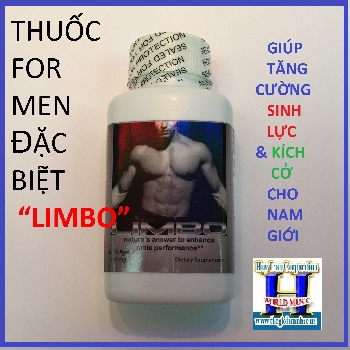 + Thuốc For Men Đặc Biệt "LimBo"(Tăng Cường Kích Cở)