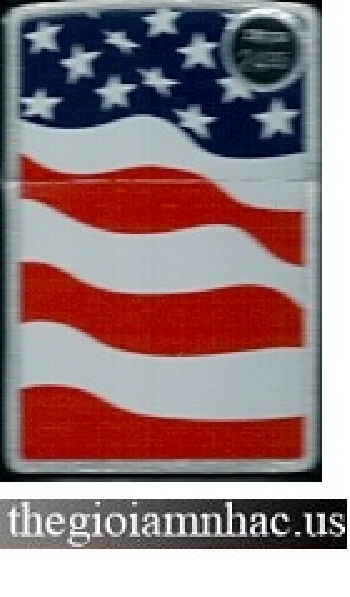 HOP QUET Zippo American Flag #8 - Made in USA