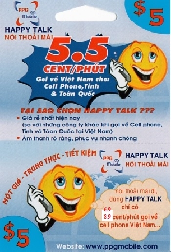 The Dien Thoai - Happy Talk ($5)