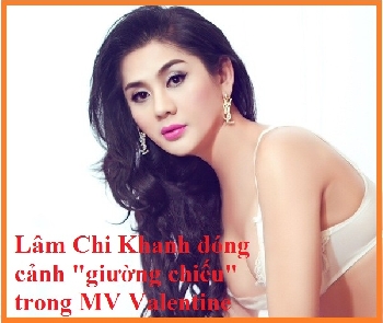 Lâm Chi Khanh đóng cảnh "giường chiếu" trong MV