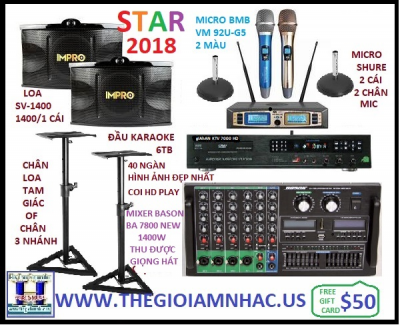 +    Hot New - Dàn Karaoke Star 2018.