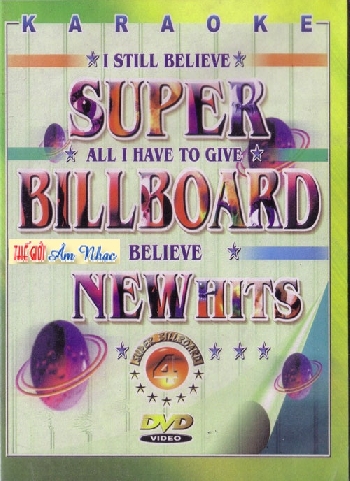 DVD Karaoke English :Super Billboard New Hist #4.
