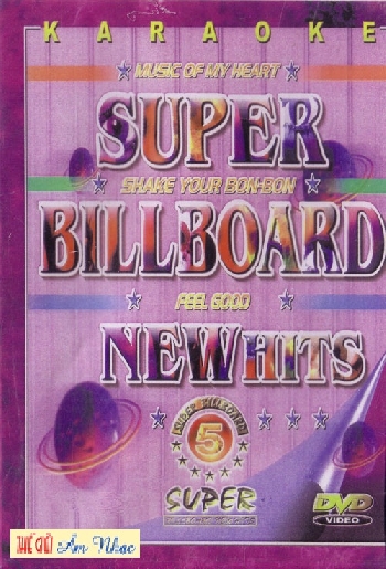 DVD Karaoke English :Super Billboard New Hist #5.